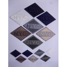 TOPPA PATCH ROMBO RICAMO SU TESSUTO "NYC" TERMO O CUCIRE DIMENSIONI VARIE