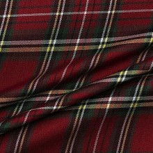 TESSUTO KILT SCOZZESE TARTAN H. 150 cm. POLIESTERE 65% - VISCOSA 35% 50 cm.